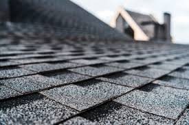 A close-up of durable, long-lasting shingles on a house roof